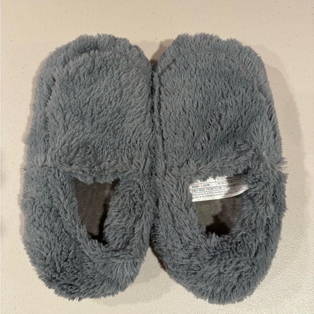 Grey Warmies Slippers